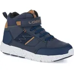 Chlapecké zimní boty LOAP RIKA 31 Modrá, Hnědá, Bílá