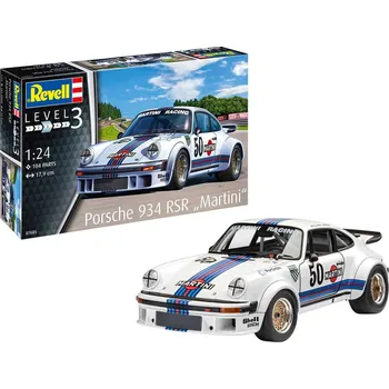 Plastikový model Revell - Porsche 934 RSR "Martini", Plastic ModelKit 07685, 1/24