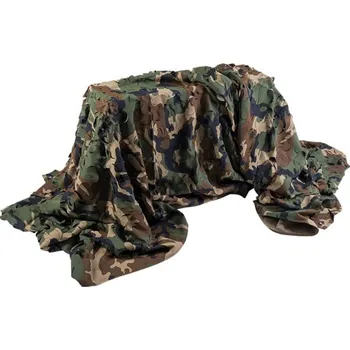 Krycí plachta Síť maskovací NETZ LASER CUT NYLON WOODLAND - 1.5x3.0m