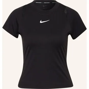 Nike Dámské Tričko Court Advantage Dri-Fit, černá / bílá, 42