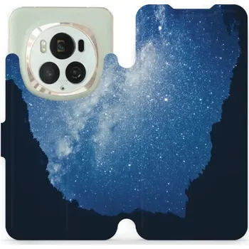 Pouzdro na mobilní telefon Flipové pouzdro Mobiwear - Honor Magic6 Pro - M146P Galaxie (Knížkové flip pouzdro, obal, kryt na mobil Honor Magic6 Pro - M146P Galaxie, materiál Umělá kůže + TPU - ochrana 360°, stojánek, silikonová vanička, magnetické zavírání)