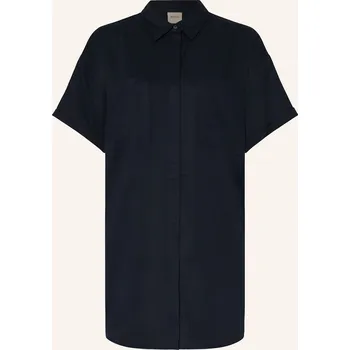 Dámská halenka Rouge Vila Dámská Oversized Košilová Halenka, tmavě modrá, 34