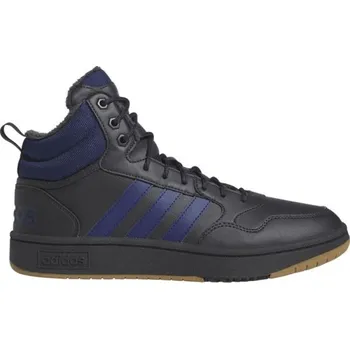 Pánské tenisky Pánské kotníkové tenisky adidas HOOPS 3.0 MID WTR 9.5 Černá, Modrá, Hnědá