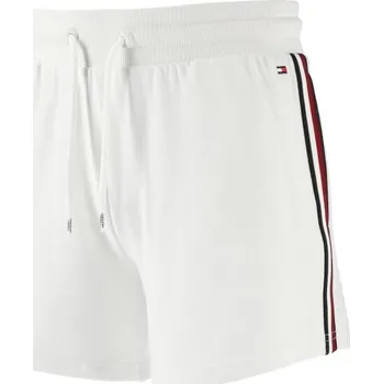 Dámské šortky Tommy Hilfiger TH GLOBAL STRIPE-SHORT XS Bílá