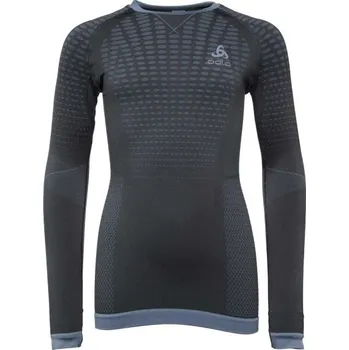 Dětské funkční triko Odlo PERFORMANCE WARM 116/128 Tmavě šedá