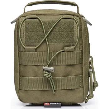 Městský batoh Brašna mini, army zelená, 5L, 16*8*21CM, Smilodon