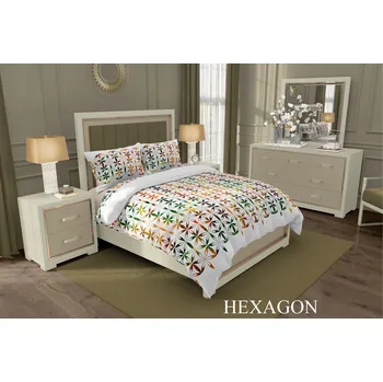 Povlečení Greno Bavlněné povlečení 140x200 Hexagon
