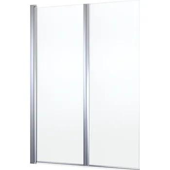 Vanová zástěna Oltens Fulla vanová zástěna 98 cm dvoudílný chrom lesk/čiré sklo 23204100