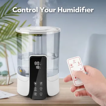 Zvlhčovač vzduchu UV inteligentní zvlhčovač 6L, aroma difuzér