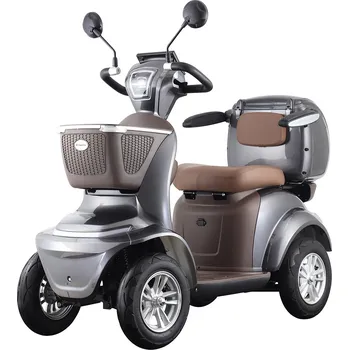 Elektrický invalidní skútr inSPORTline Lubica elektrický čtyřkolový vozík šedý