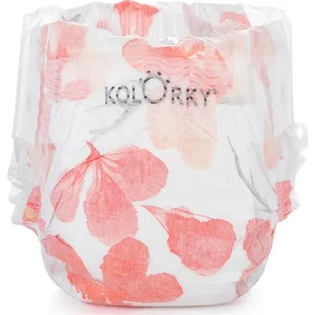 jednorázová plena KOLORKY jednorázové pleny eko DAY květiny XL (12-16 kg) 17 ks