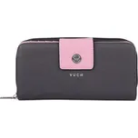 Dámská peněženka VUCH FILI UNI Tmavě šedá, Růžová, Stříbrná