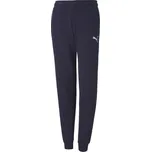 Chlapecké fotbalové tepláky Puma TEAMGOAL 23 CASUALS PANTS JR 128 Tmavě modrá, Šedá