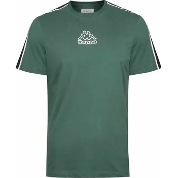 Pánské triko Kappa LOGO DARKZ S Zelená, Bílá, Černá