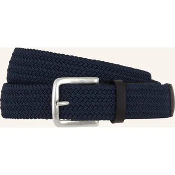 Módní doplněk Marc O'polo Pánský Proplétaný Opasek, modrá, 95