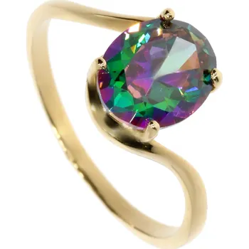 Šperk Zlatnictví Helios Prsten Multicolor Velikost: 58, Váha: 3,0g