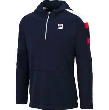 Pánská mikina Pánská mikina Fila JASPER S Tmavě modrá, Bílá, Červená