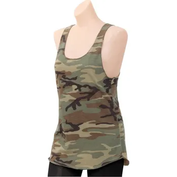 ROTHCO Tílko dámské RACERBACK WOODLAND L US WOODLAND