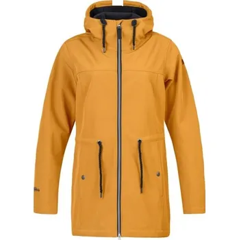 Dámské oblečení Dámský membránový softshellový kabát Hannah CORNEY 36 Žlutá