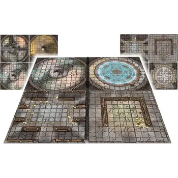 Desková hra Loke BattleMats The Dungeon Books of Battle Mats (2 book set) - EN