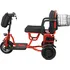 Elektrický invalidní skútr Eroute Fold 5 Li-Ion skládací elektrická tříkolka červená