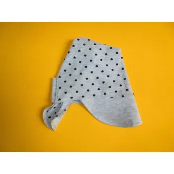 Šátek Arex, ČR Kojenecký šátek s kšiltem potisk Barva: šedá, Velikost: 40-42