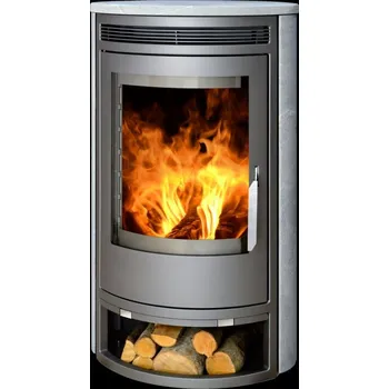 Krbová kamna ABX krbová kamna Arktis 4655-8-III šedý korpus, opláštění mastek, včetně horní desky