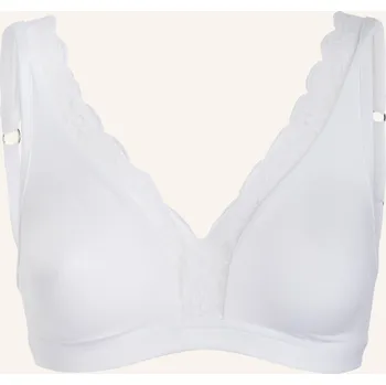 Podprsenka Hanro Dámská Trojúhelníková Podprsenka Cotton Lace, bílá, 80B