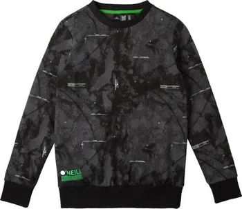 Chlapecká mikina Chlapecká mikina O'Neill HYBRID 140 Tmavě šedá, Bílá, Světle zelená