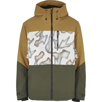 Pánská lyžařská/snowboardová bunda O'Neill CARBONITE L Hnědá, Béžová, Khaki