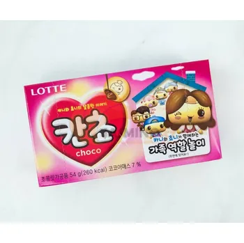 Cukrovinka LOTTE Kancho sušenky s čokoládovou náplní 42g