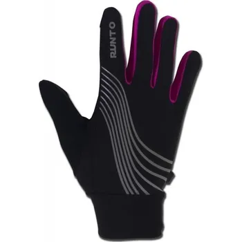 Cyklistické rukavice Běžecké rukavice Runto WARRIOR XS/S Černá, Šedá, Fialová