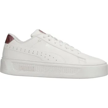 Dámské tenisky Dámská volnočasová obuv Puma SMASH PLATFORM V3 GIRLPOWER 5 Bílá, Vínová