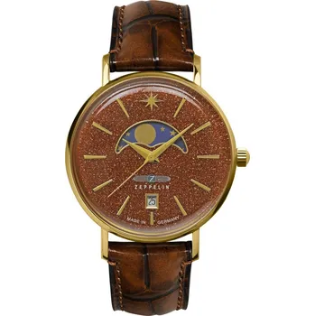 Módní doplněk Hodinky Zeppelin Luna Moonphase 8139-5