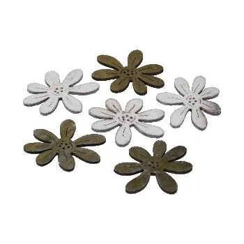 Bytová dekorace Přízdoba kytička dřevěná, S6, V|Ego Dekor