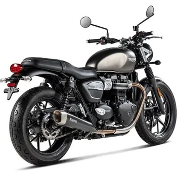 Motodíl Výfuk Akrapovič Slip-On Line (Titan) na Triumph Street Twin (16-20)