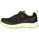 Dětská outdoorová obuv ALPINE PRO MORELO 30 Černá, Bílá, Světle zelená