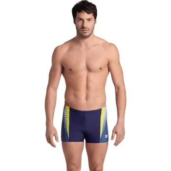 Pánské plavky Pánské plavky s nohavičkou Arena THREEFOLD 34 Tmavě modrá, Žlutá