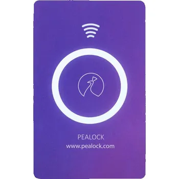Zámek na kolo Karta k zámku Pealock NFC KARTA UNI Růžová