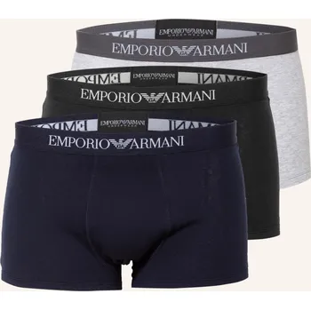 Boxerky Emporio Armani Pánské Boxerky, 3 Kusy V Balení, tmavě modrá /...