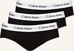Calvin Klein Kalhotky Cotton Stretch, 3 Kusy V Balení, černá