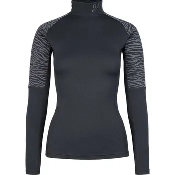 Dámské termoprádlo Dámské merino triko JOHAUG ELEVATE XL Černá, Šedá