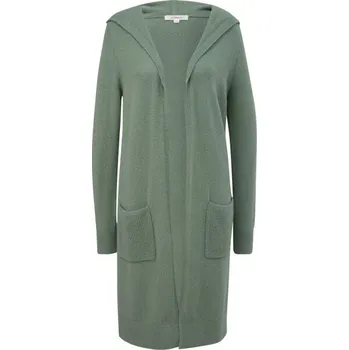 Dámský svetr Kardigan s kapsami s.Oliver RL CARDIGAN NOOS 40 Zelená