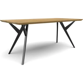 Jídelní stůl Jídelní stůl Ledňáček - designový nábytek z dubu a kovu velikost stolu (D x Š): 140 x 80 (cm)