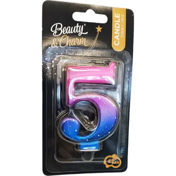 Dortová svíčka GoDan Svíčka číslo Noční obloha číslo: 5