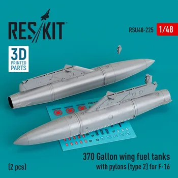 Plastikový model 1/48 370 Gal. wing fuel tanks w/ pylons (type 2)