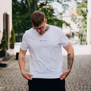 Unisex tričko Vagus Tyče - Bílé Velikost: XXL