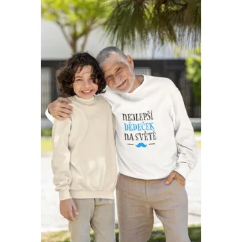 Nášivka Nažehlovací nápis -Nejlepší dědeček na světě