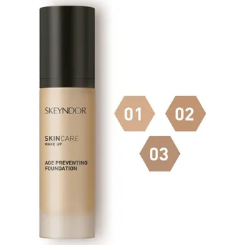 Make-up Skeyndor Skincare Makeup Age Defense – středně krycí make-up pro zralou pleť 30 ml Odstín: 01