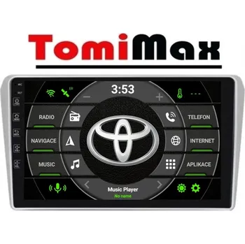 Autorádio TomiMax Toyota Avensis Android 14 autorádio s WIFI, GPS, USB, BT HW výbava: 8 Core 8GB+256GB HIGH - Model auta: Toyota Avensis 2003 - 2009, Velikost obrazovky: Dotyková obrazovka: 9"